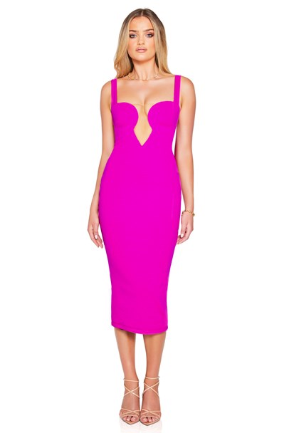 Minx Midi - Electric Pink