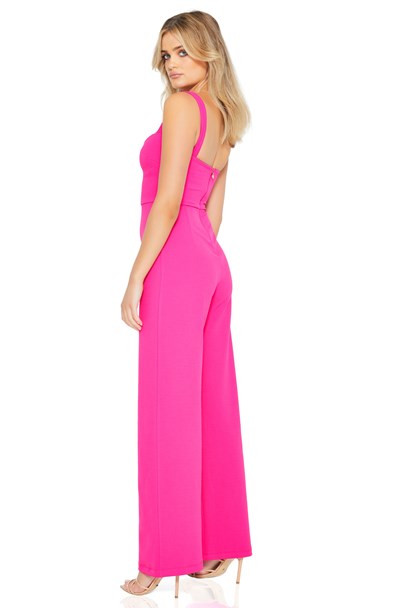 Romance Jumpsuit - Neon Pink