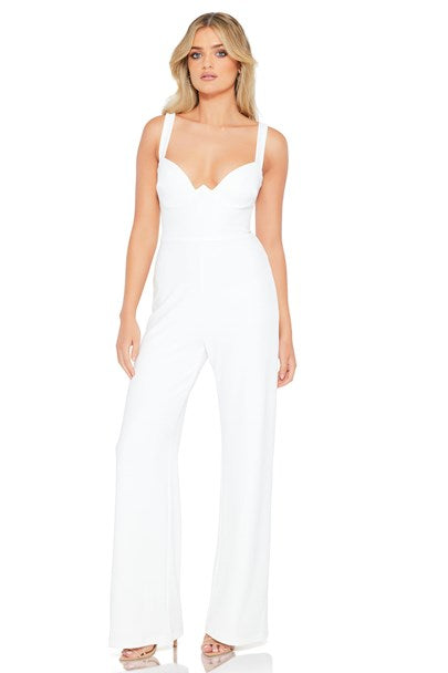 Romance Jumpsuit - White