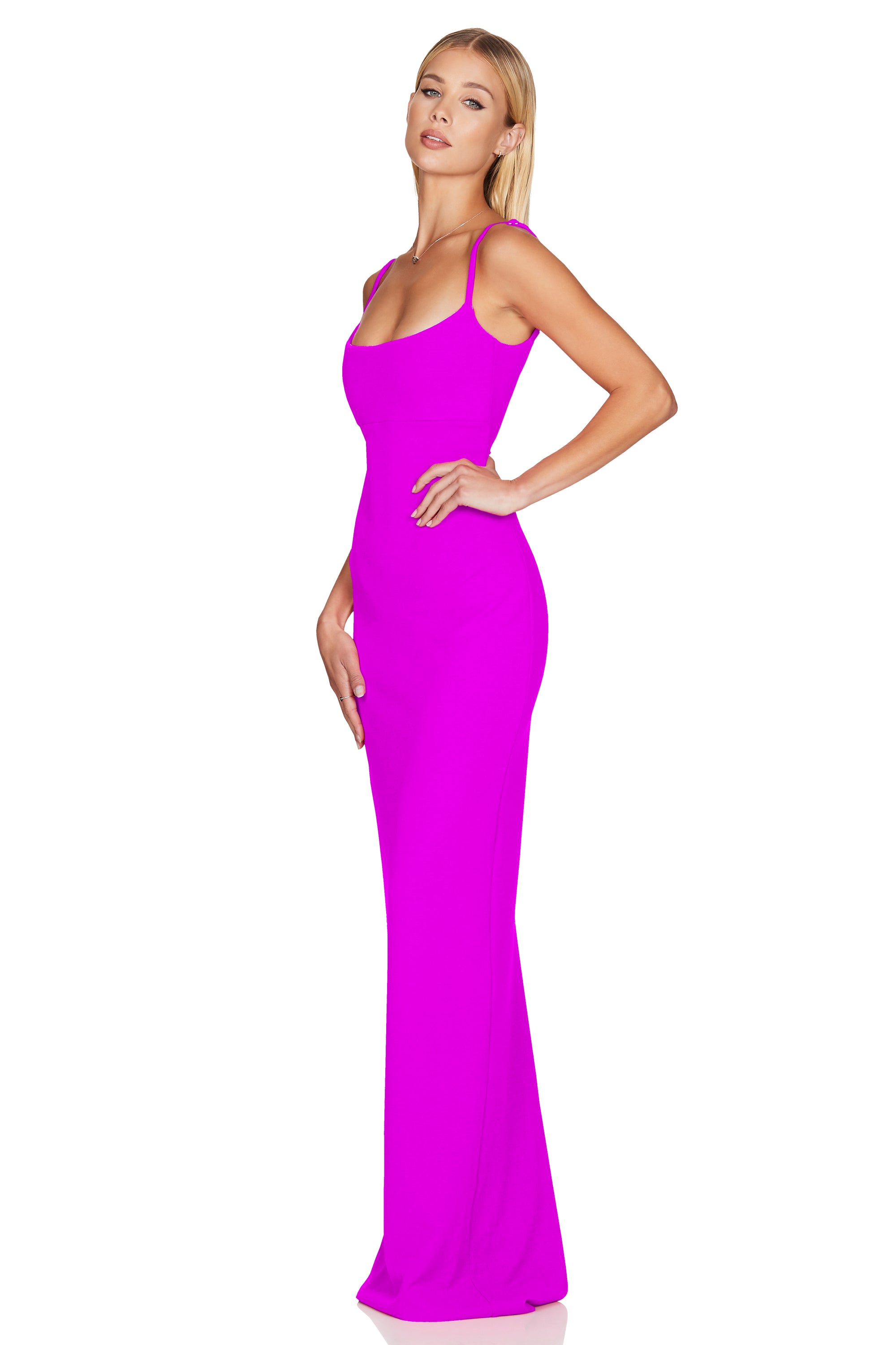 Bailey Gown - Electric Pink
