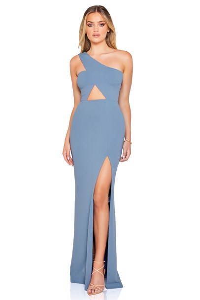 Bliss Cut Out Gown - Bluebell