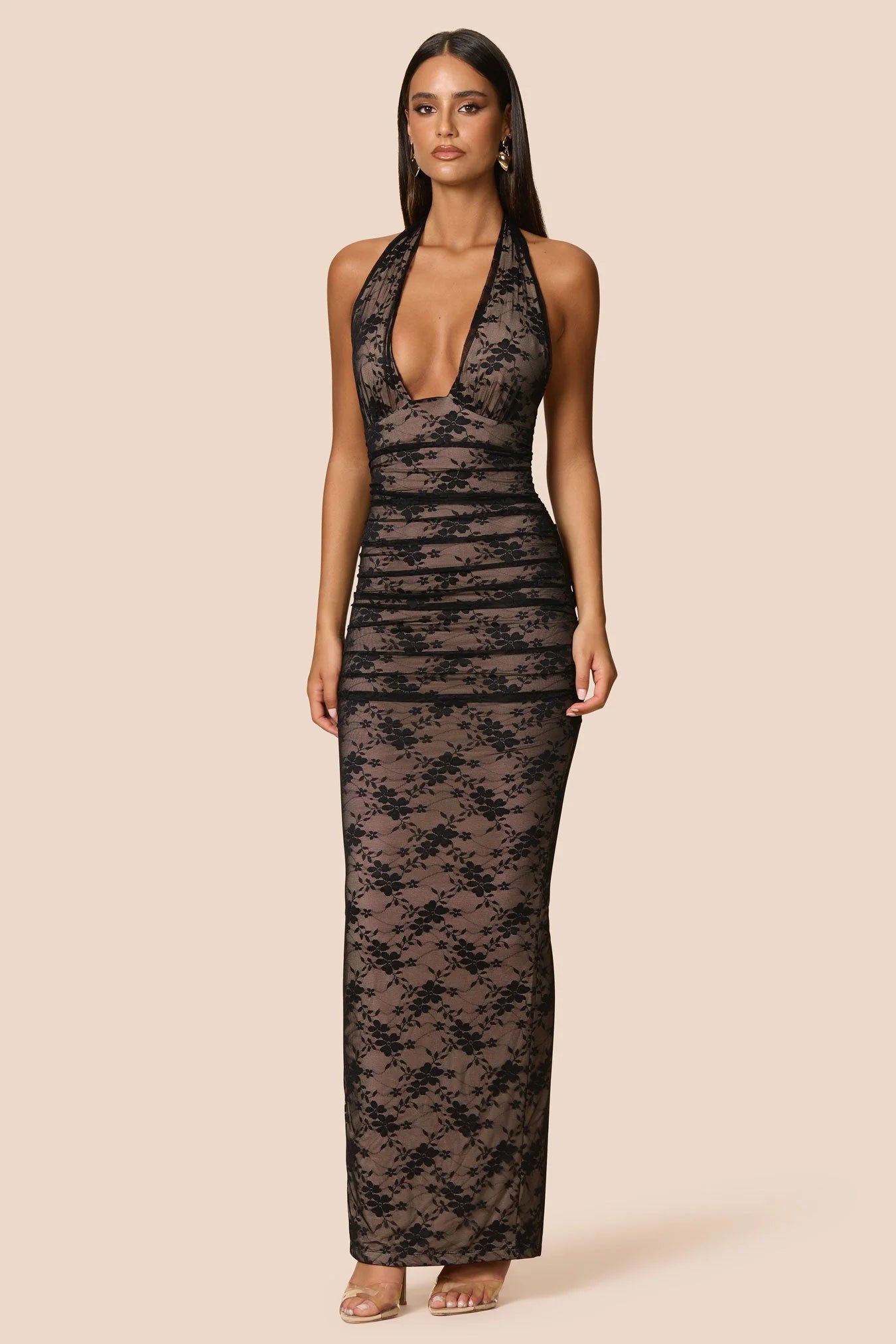 Arabella Halter Maxi - Black