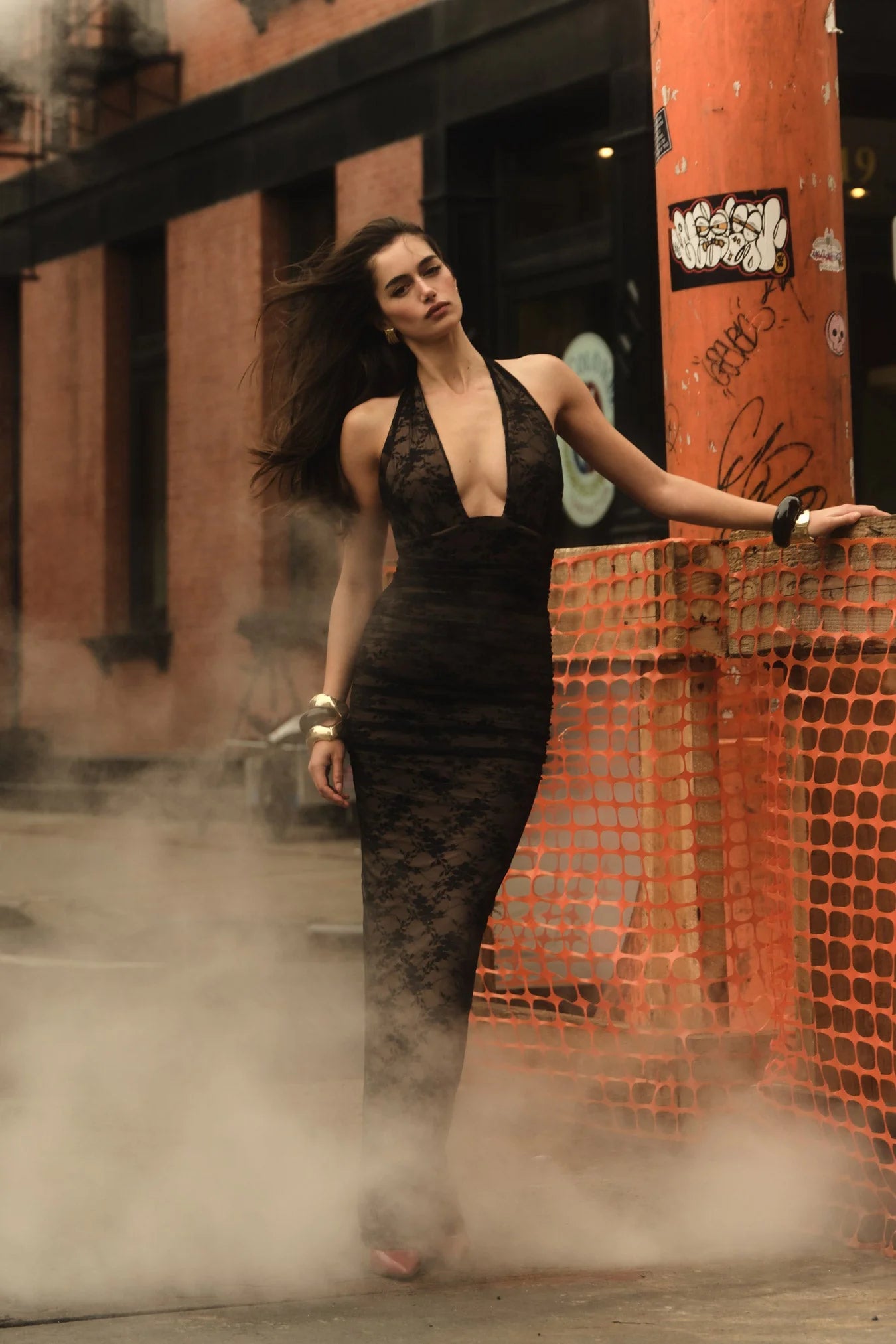 Arabella Halter Maxi - Black
