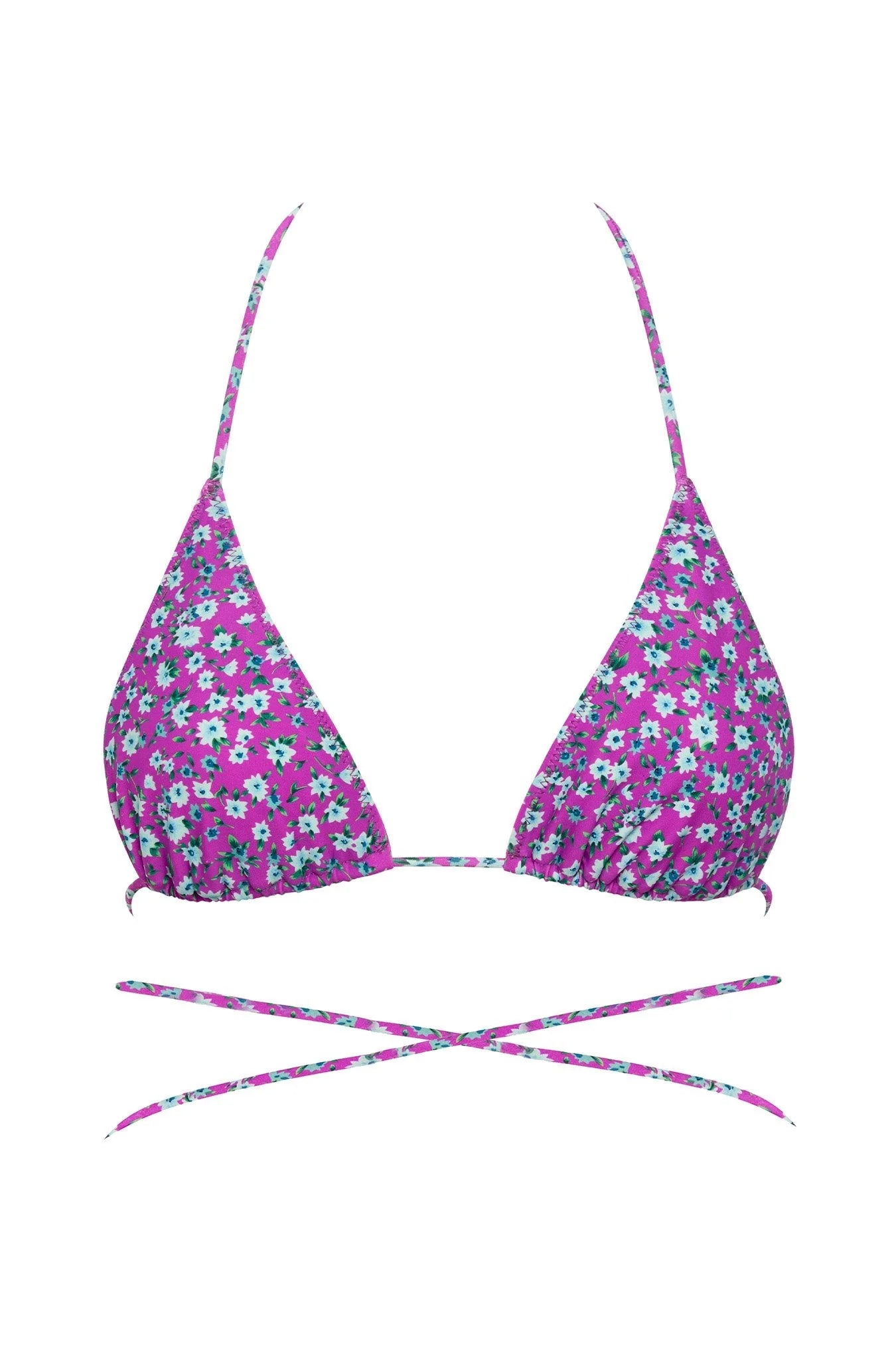 Floral Fiesta Wrap Tri - Purple