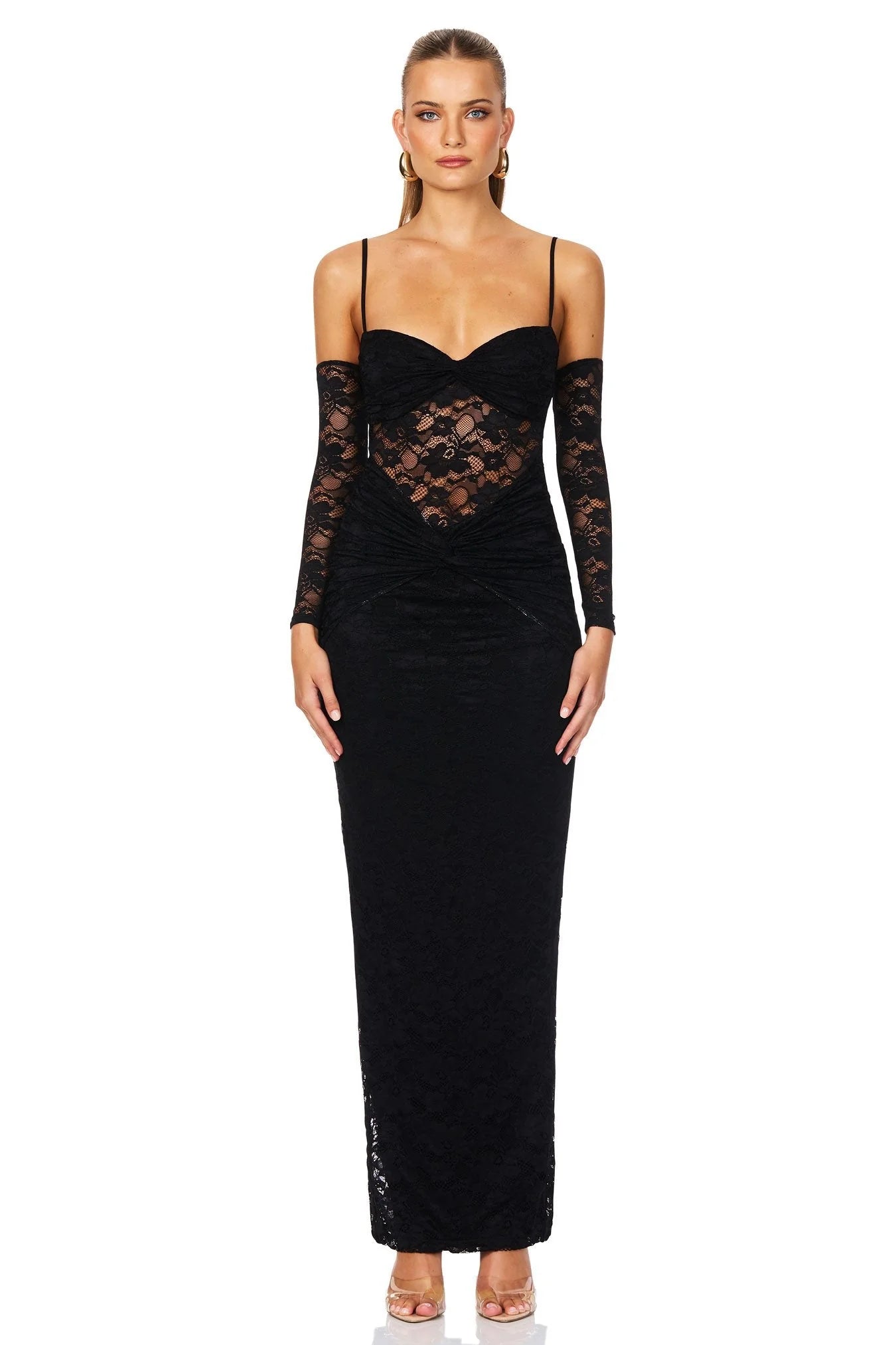 Lene Lace Maxi - Black