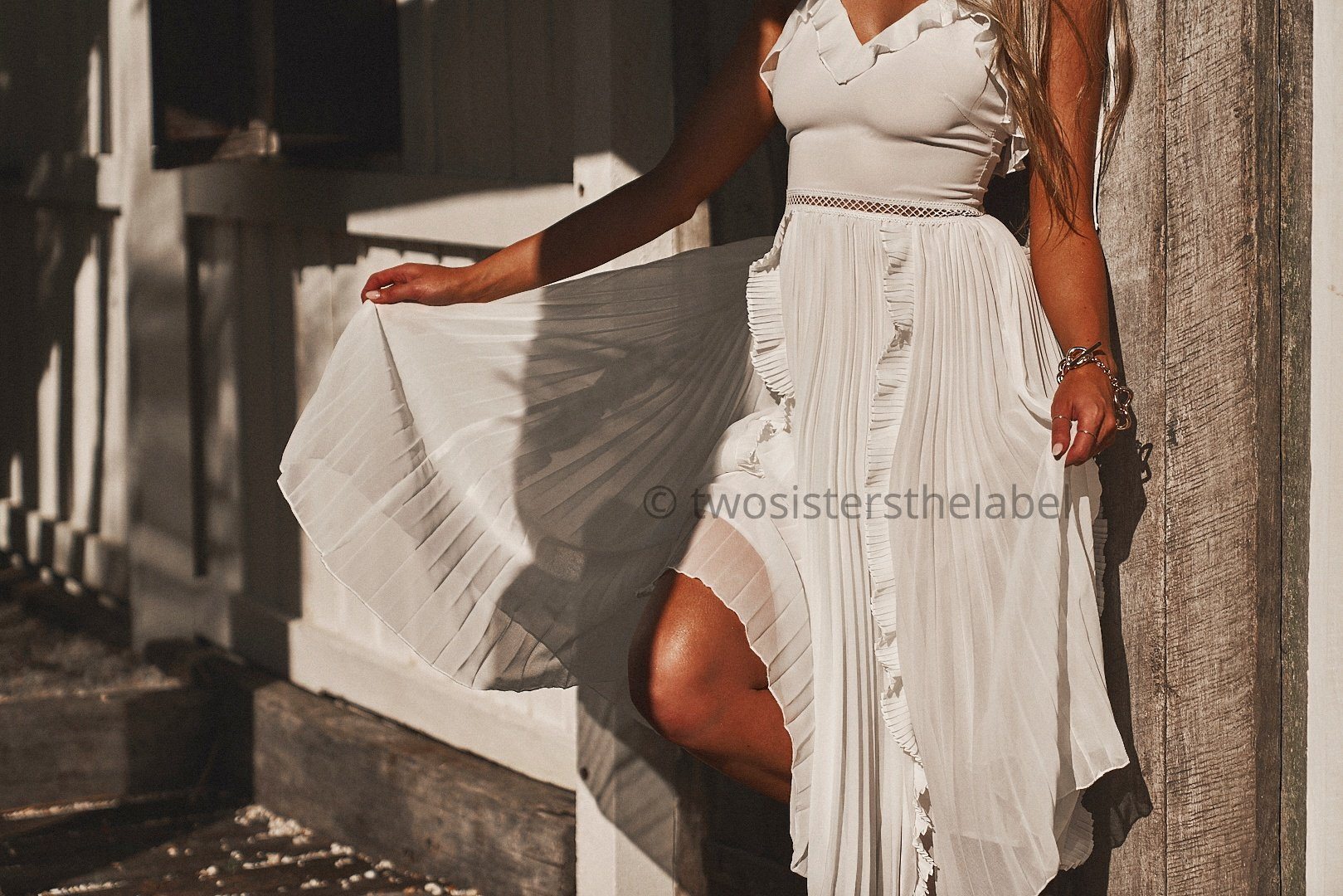 Maia Dress - White