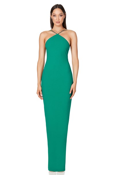 Trinity Gown - Emerald