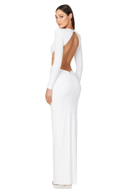 Jewel Gown - White