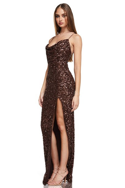 Smoke Show Gown - Chocolate