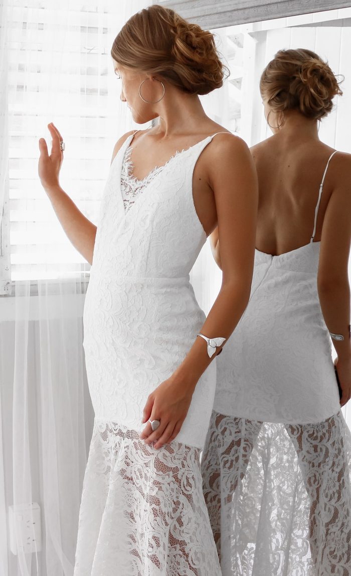 Bressia Dress - White