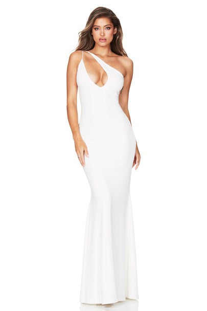 Lexi O/S Gown - White
