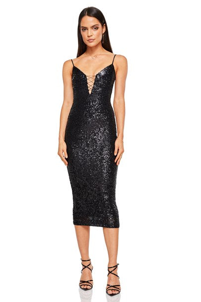 Sublime Lace Up Midi - Black