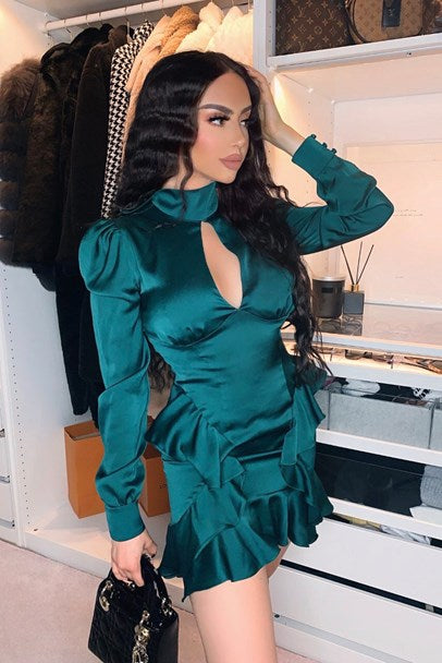 Ashton Long Sleeve Mini - Emerald