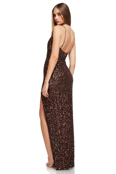 Smoke Show Gown - Chocolate