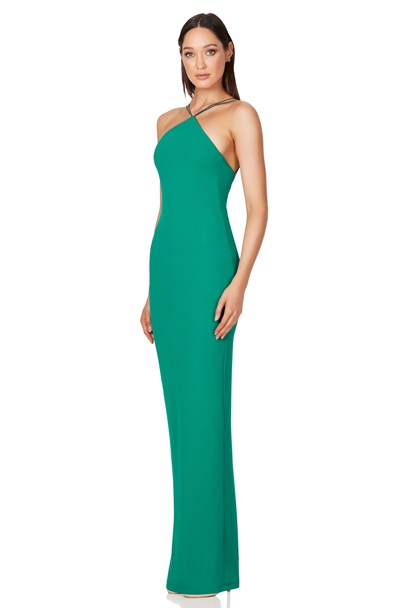 Trinity Gown - Emerald