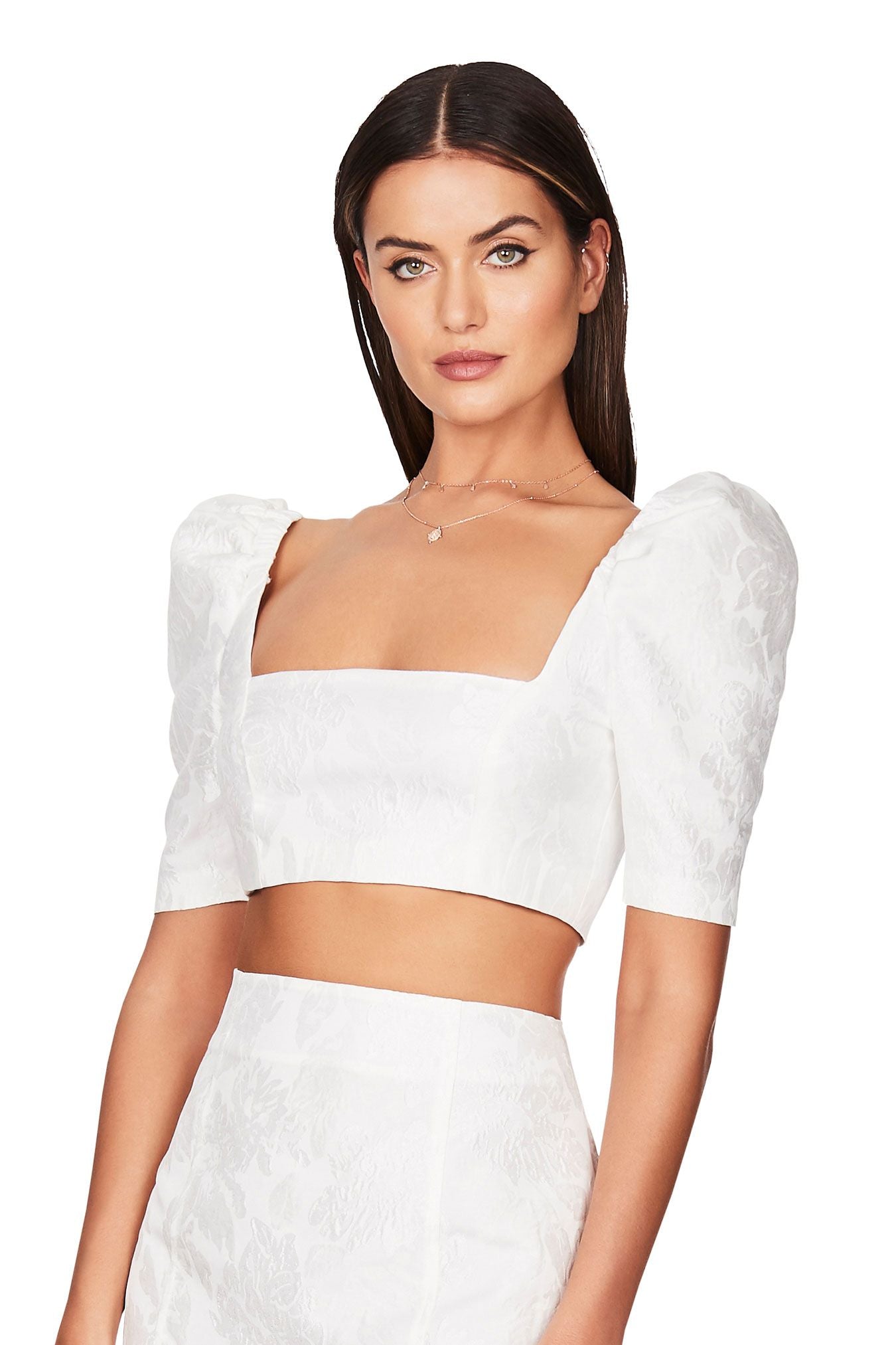Solana Crop - White
