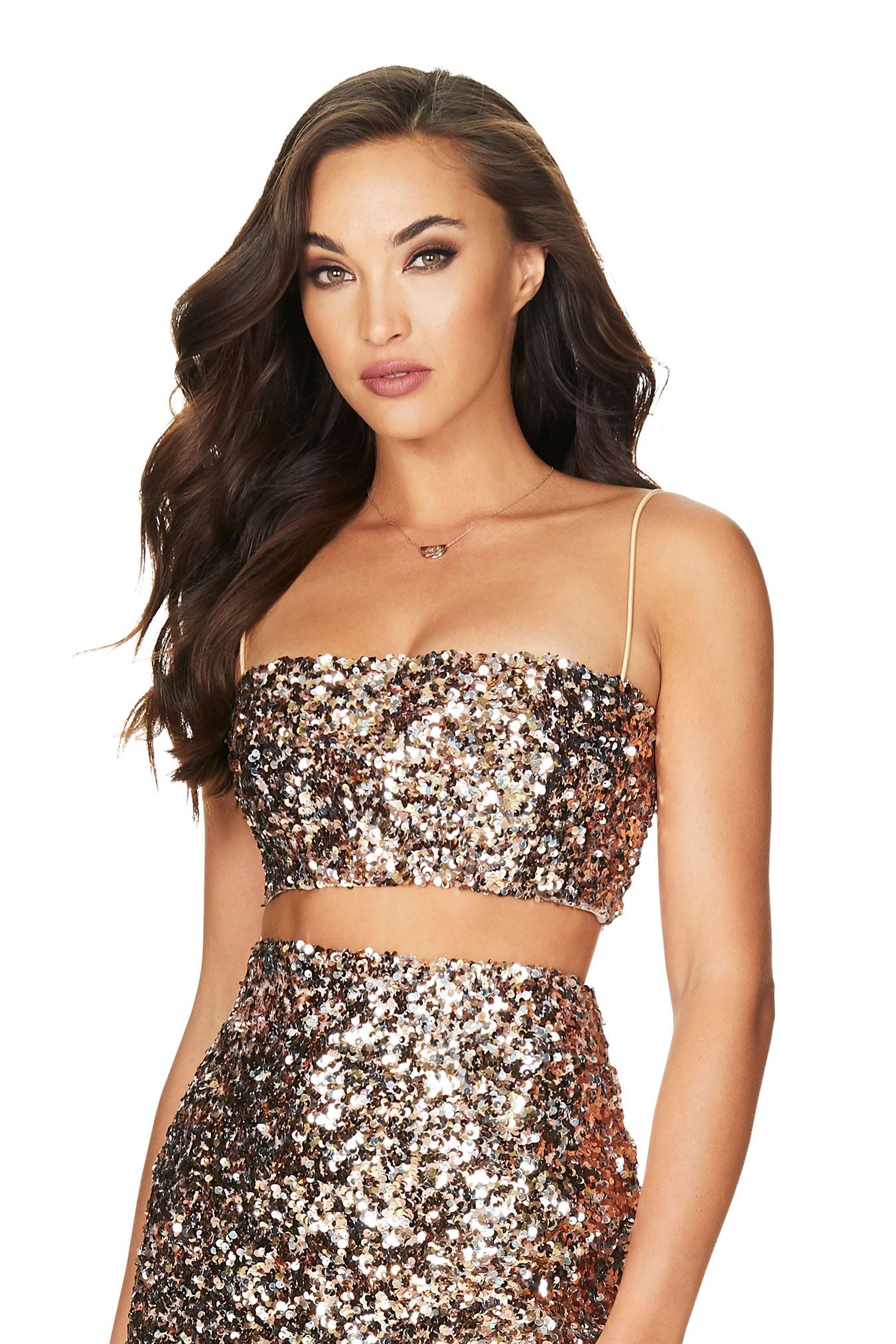 Confetti Crop - Rose Gold