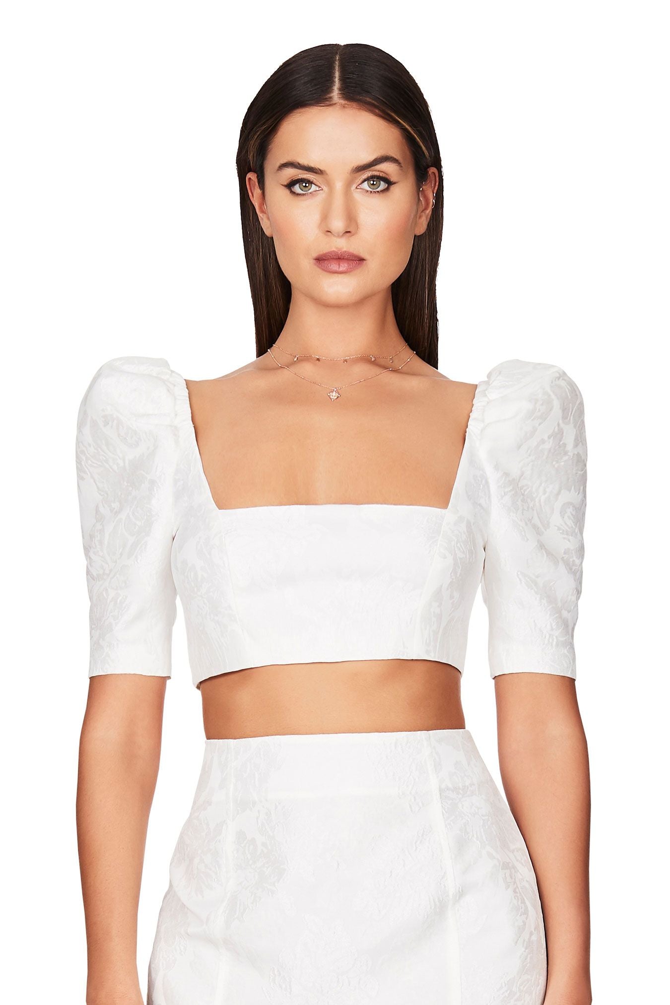 Solana Crop - White
