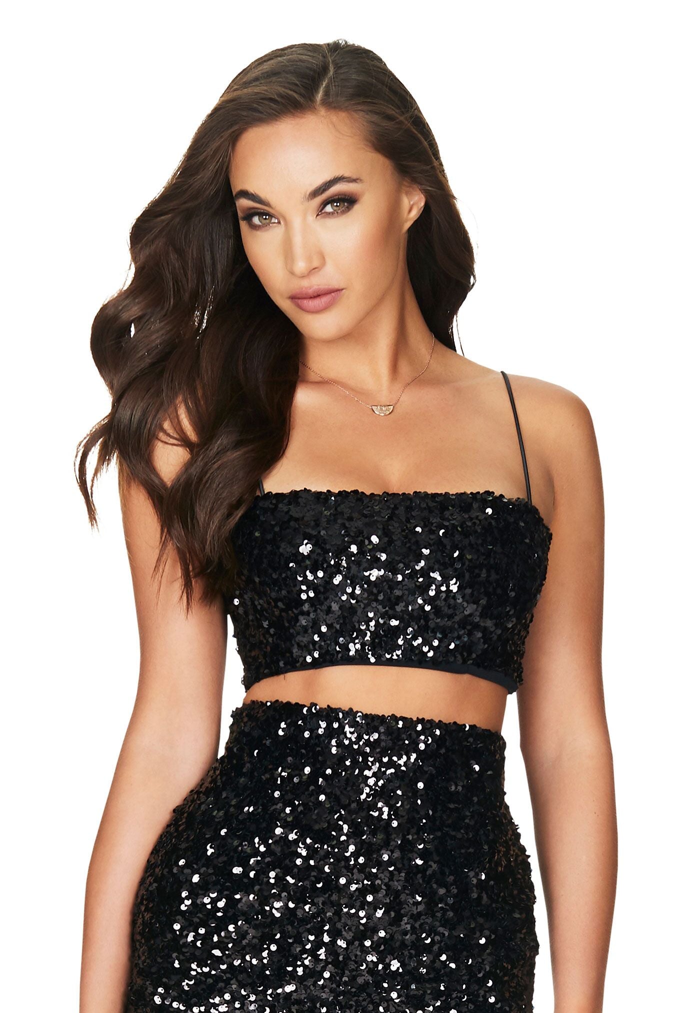 Confetti Crop - Black