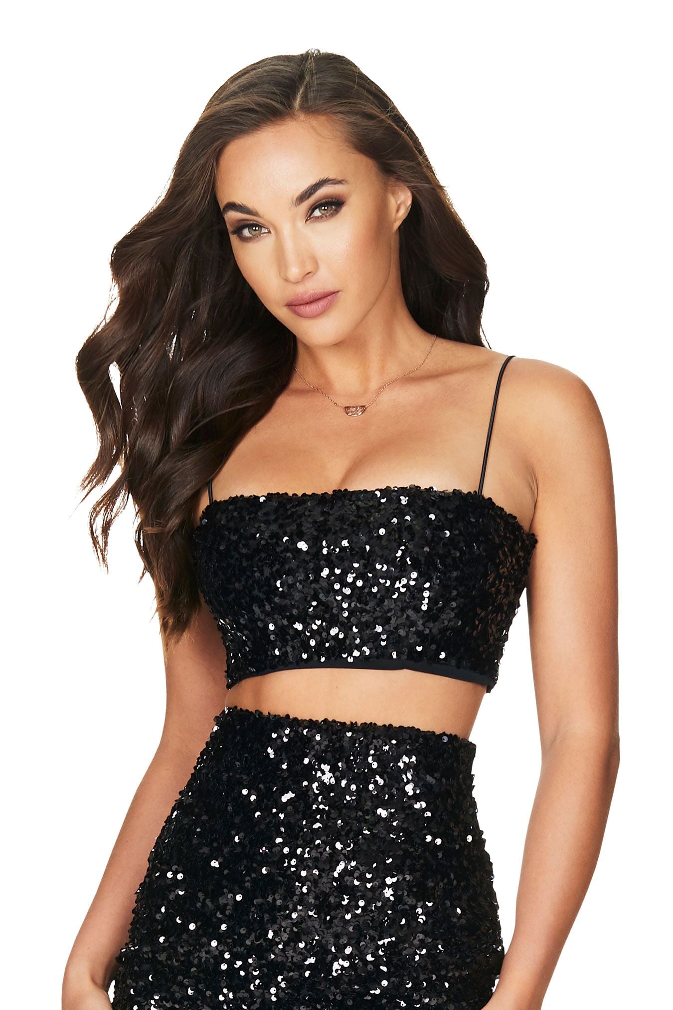 Confetti Crop - Black