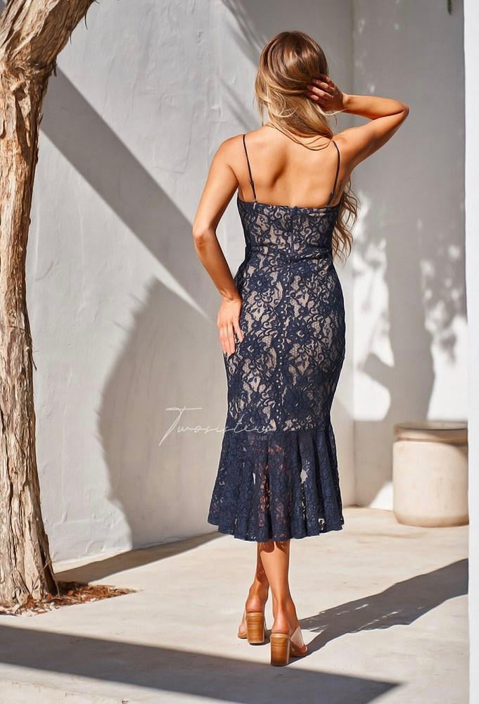 Amylia Dress - Navy