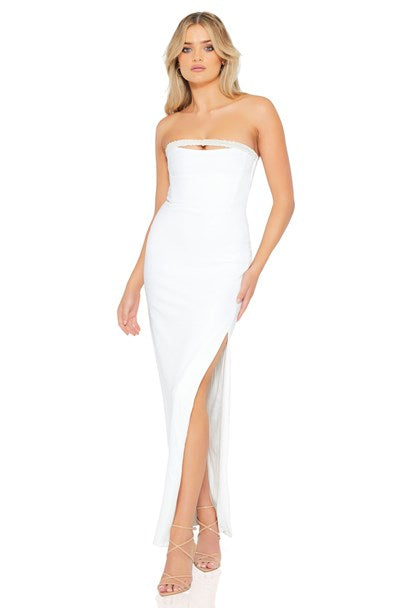 Nouveau Gown - White