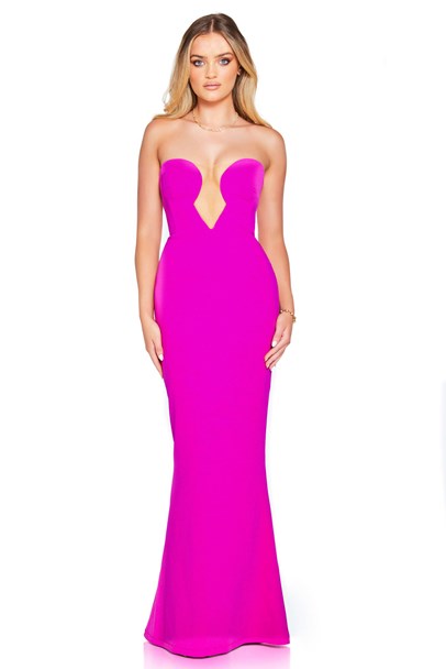 Minx Gown - Electric Pink