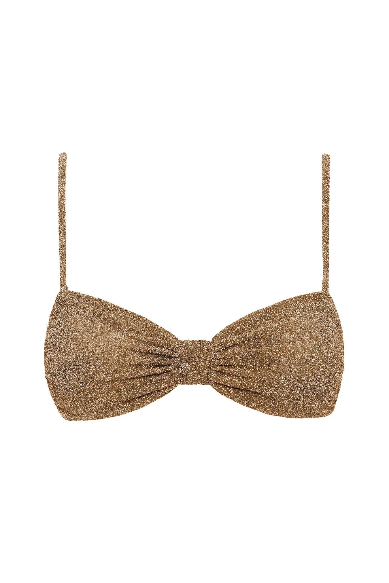 Dynasty Bandeau Bra - Gold