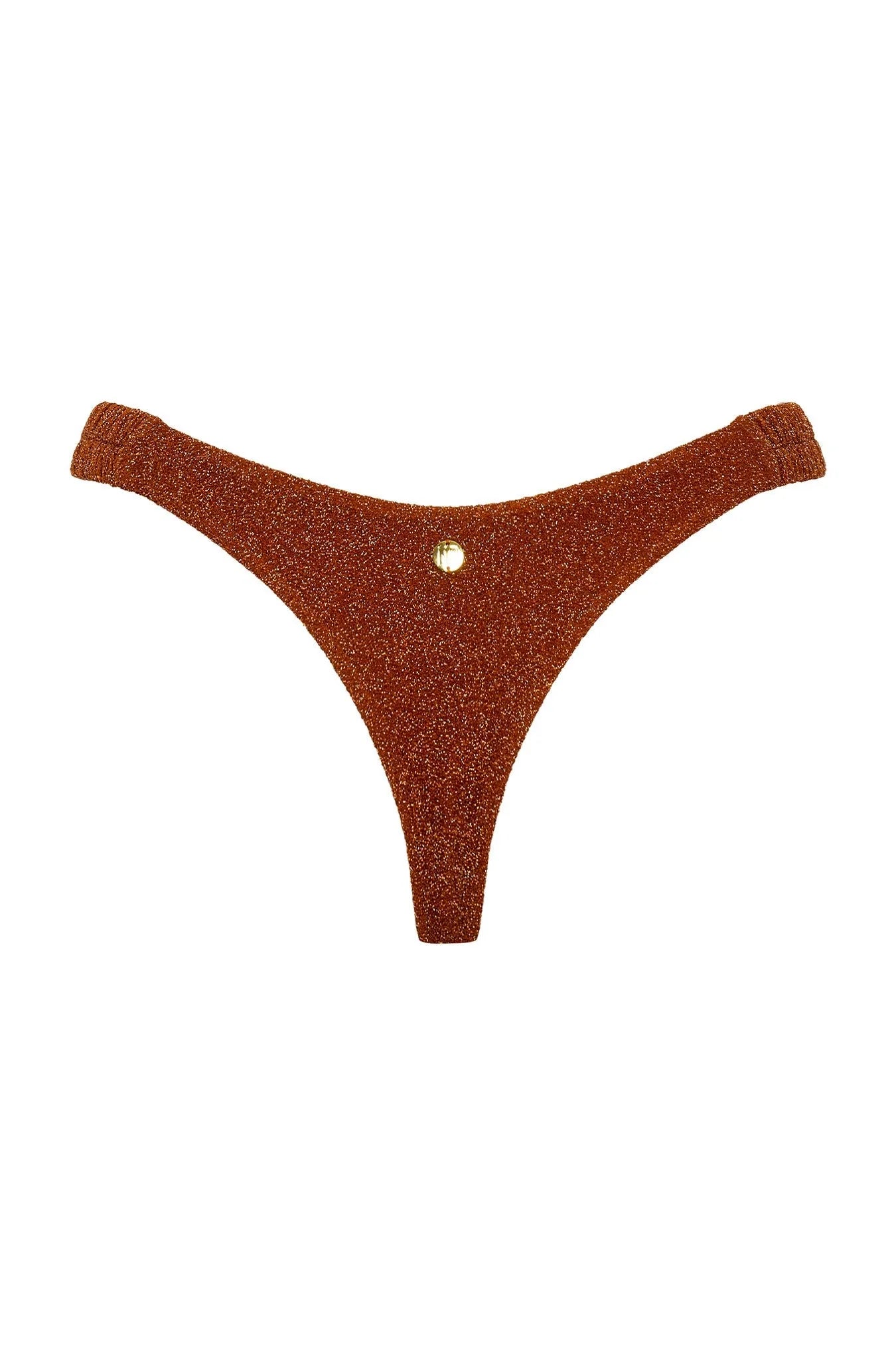 Dynasty Scrunchie Thong - Rust