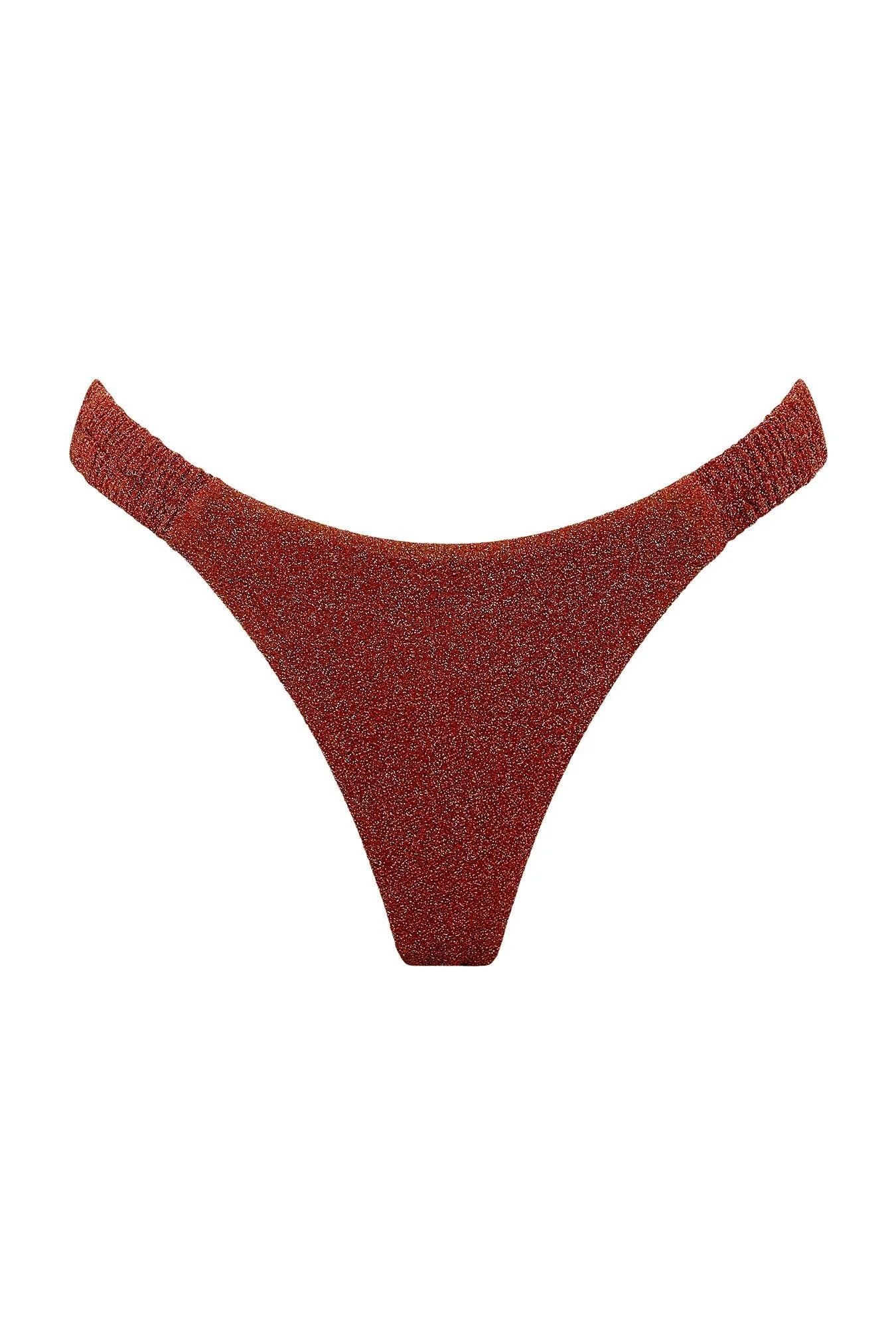 Dynasty Scrunchie Thong - Rust