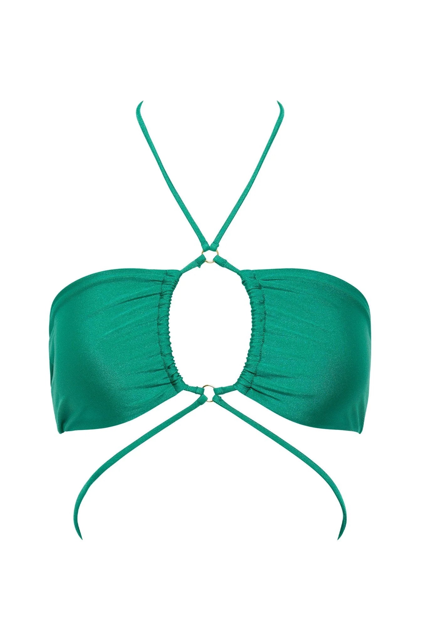 Pool Party Bandeau Bra - Emerald