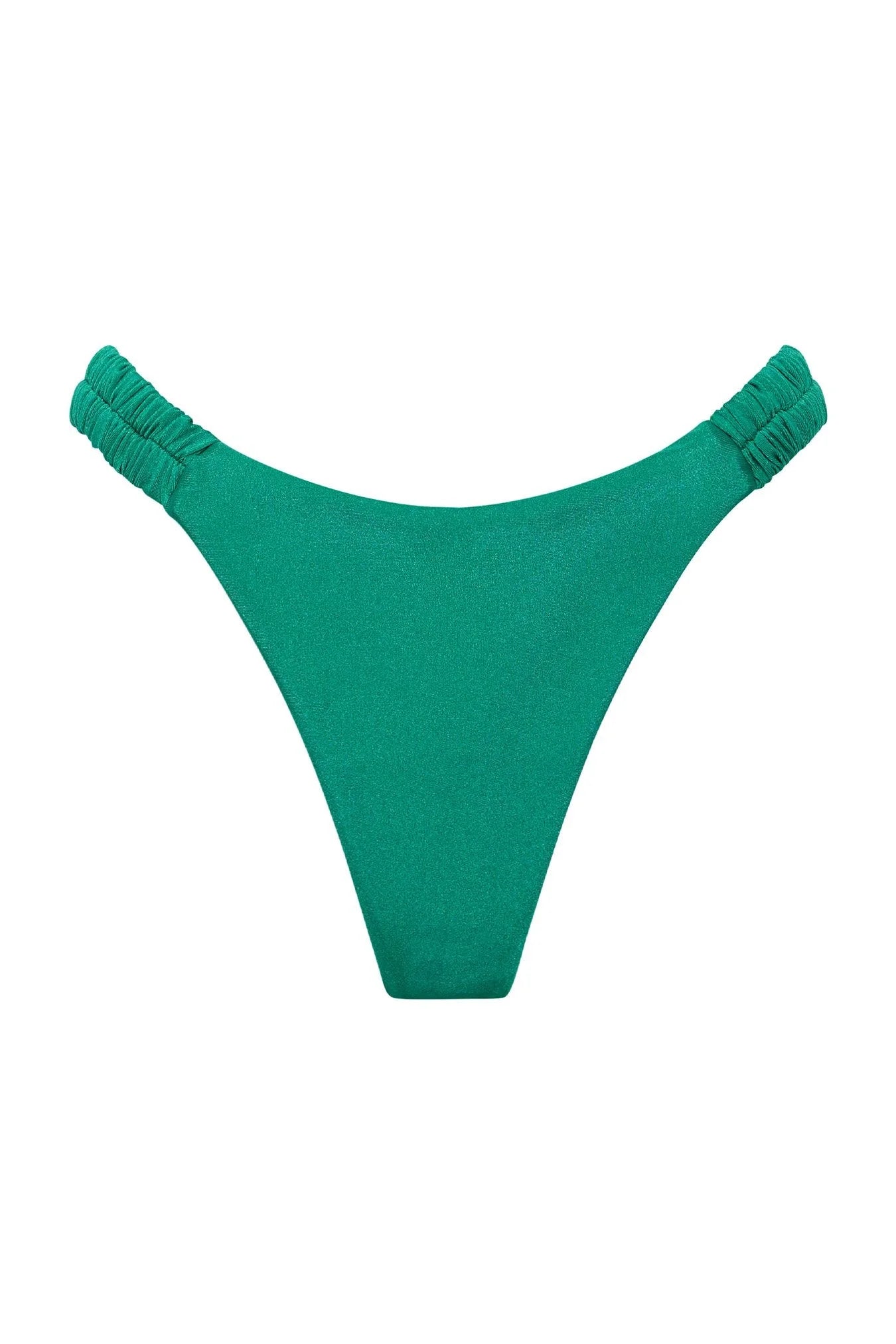 Pool Party Scrunchie Thong - Emerald