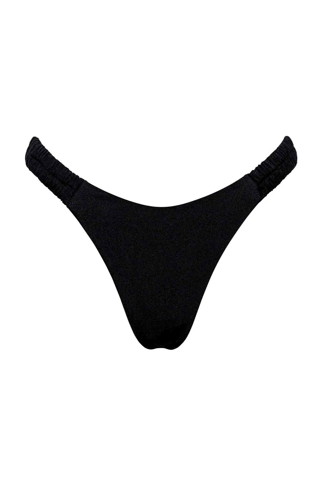 Pool Party Scrunchie Thong - Black