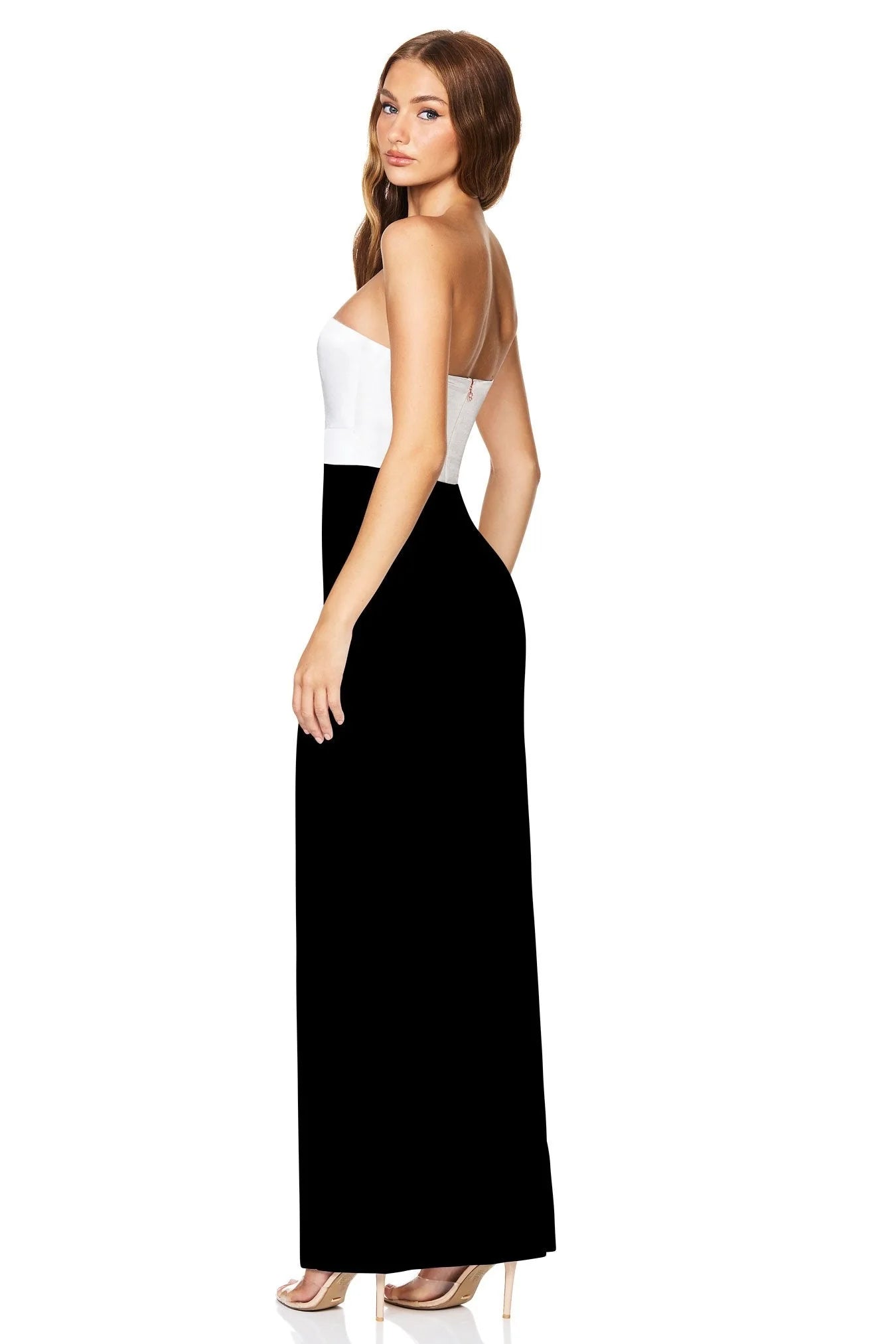 Renaissance O/S Maxi - Ivory/Black