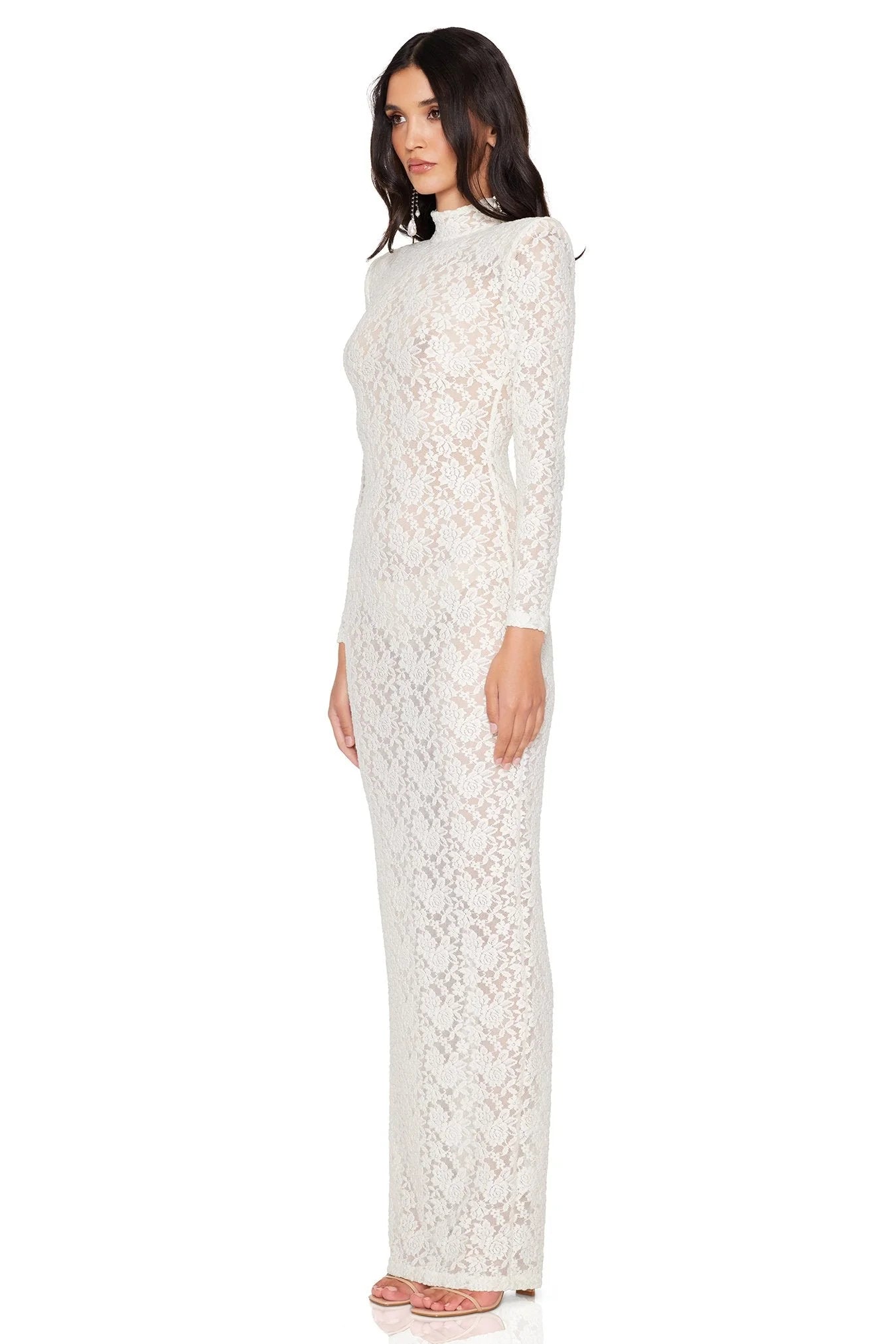 Roxana LS Gown - Ivory