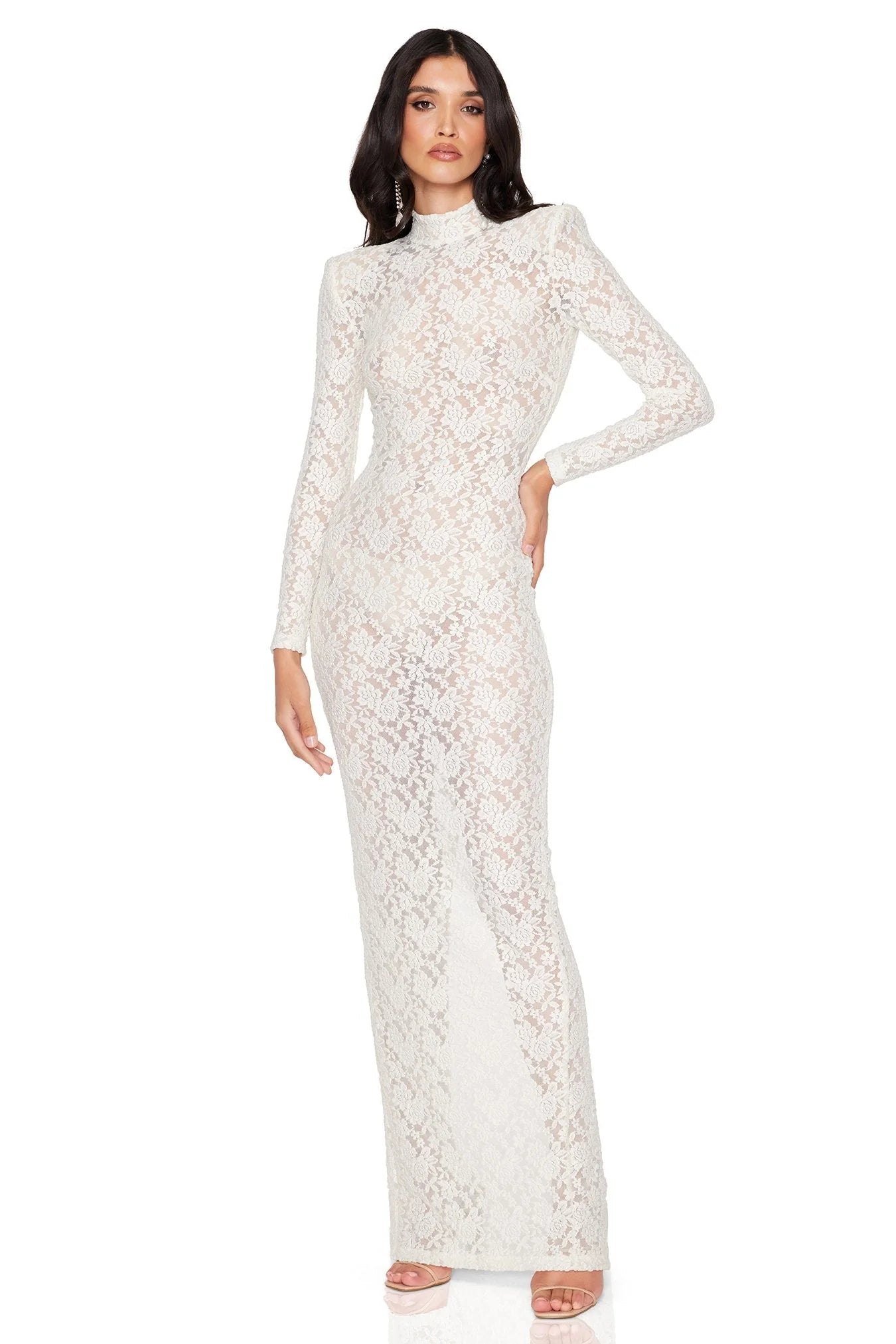 Roxana LS Gown - Ivory