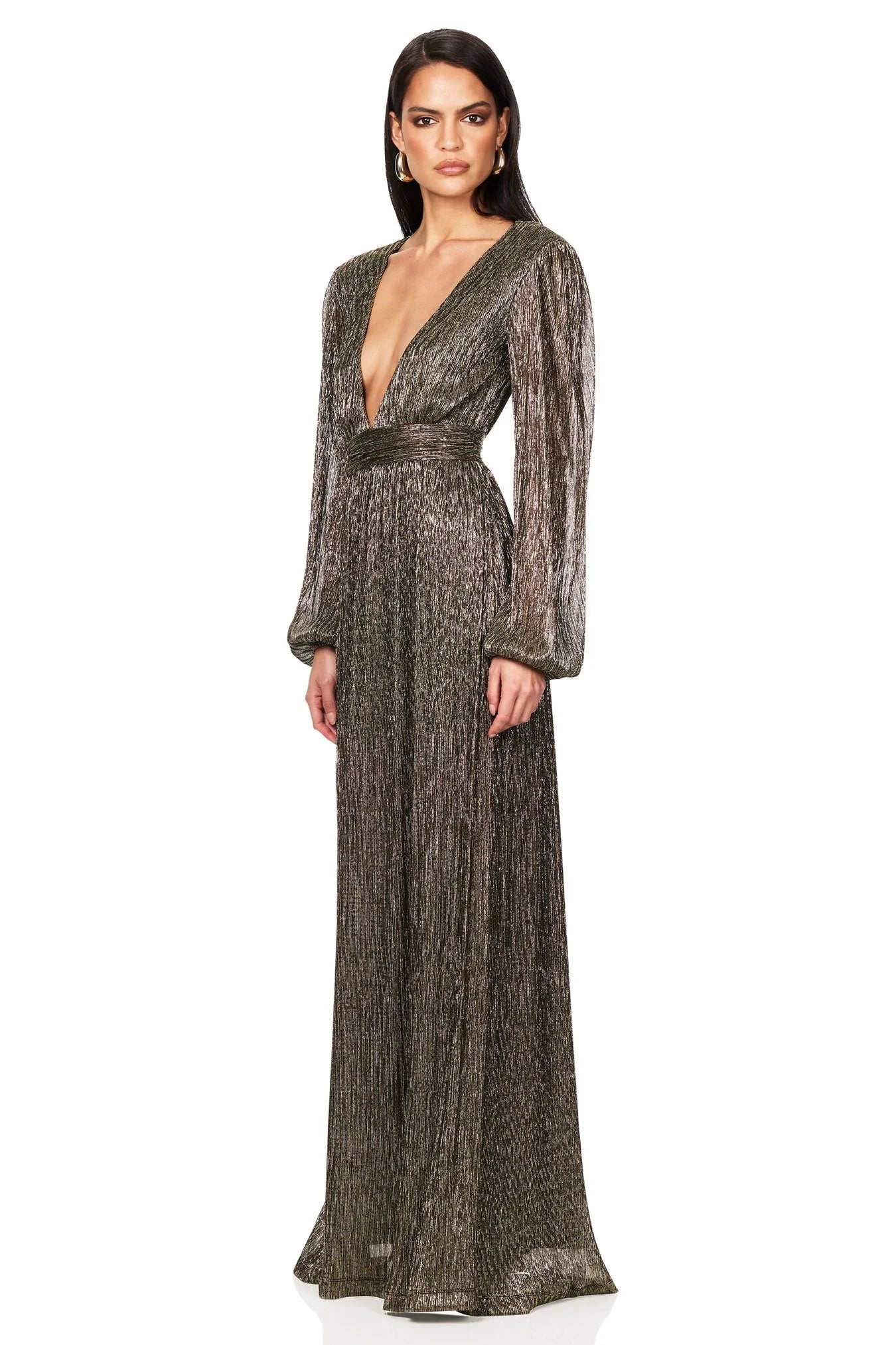 Spellbound Gown - Black/Gold