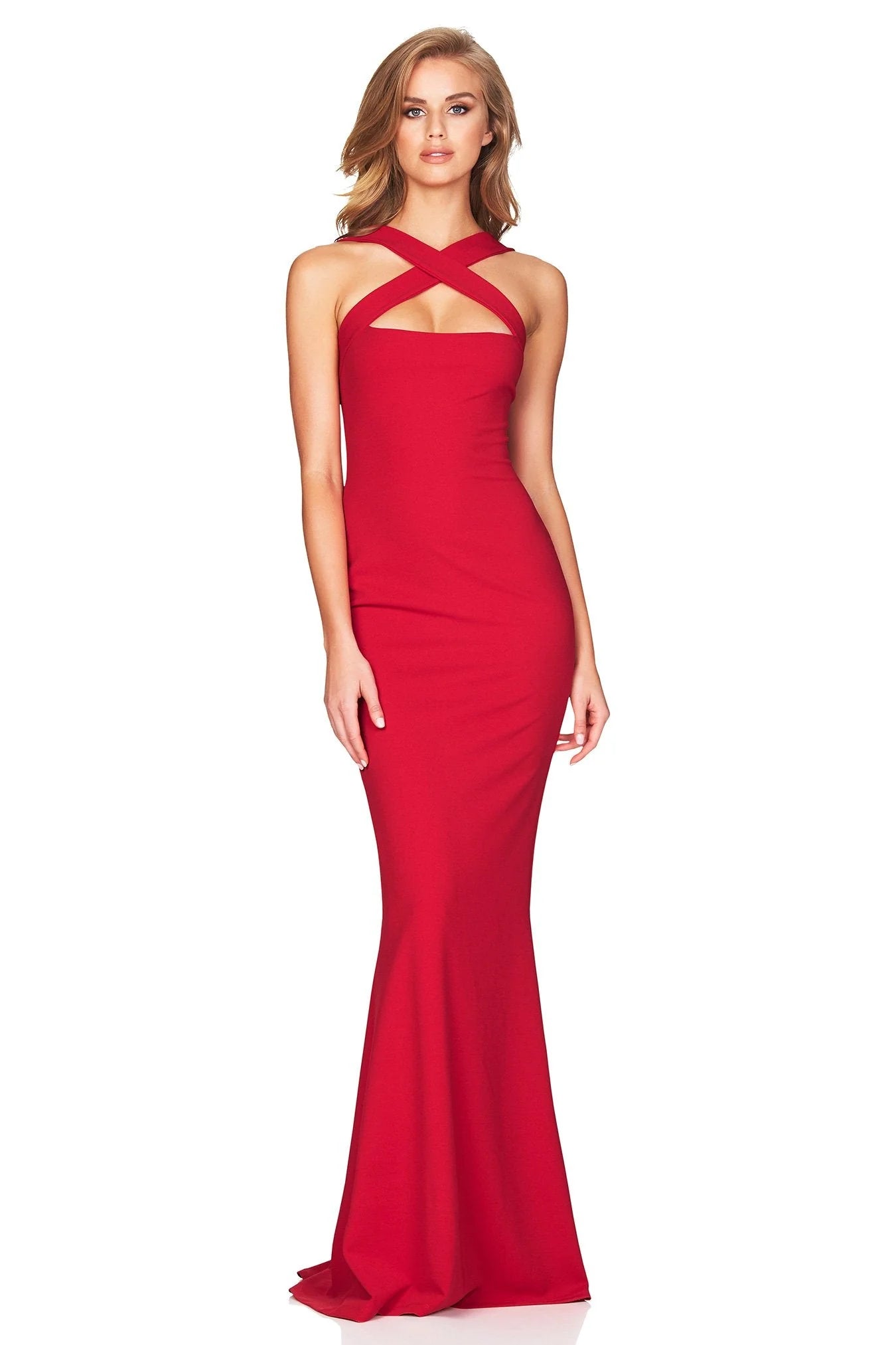 Viva 2 Way Gown - Red