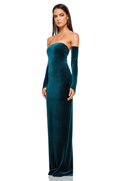 Majesty Gown - Teal