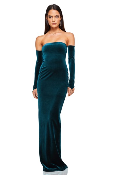 Majesty Gown - Teal