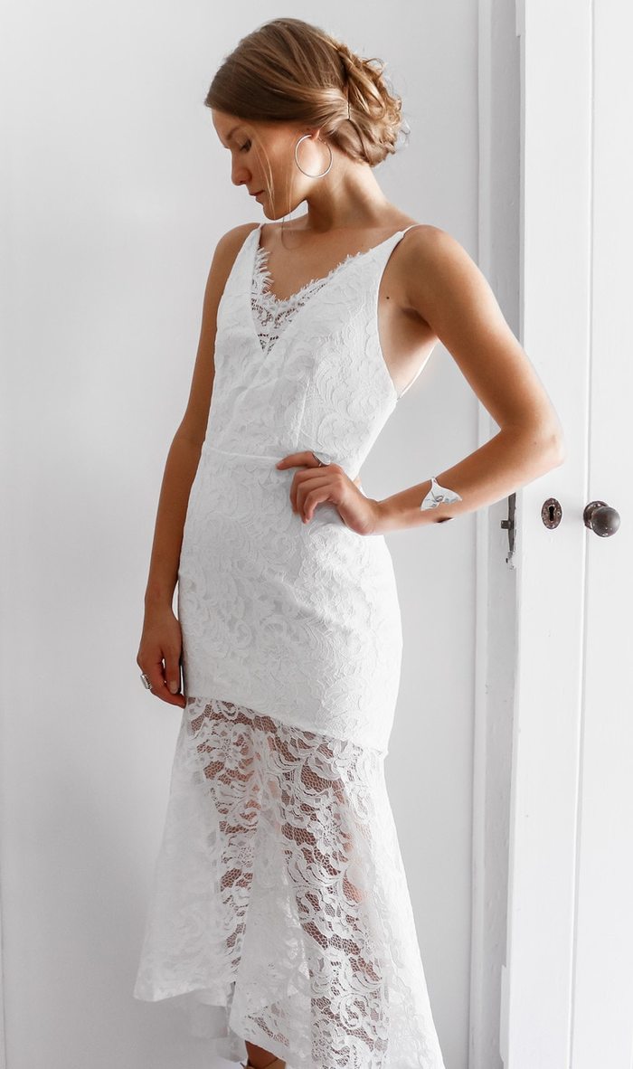 Bressia Dress - White