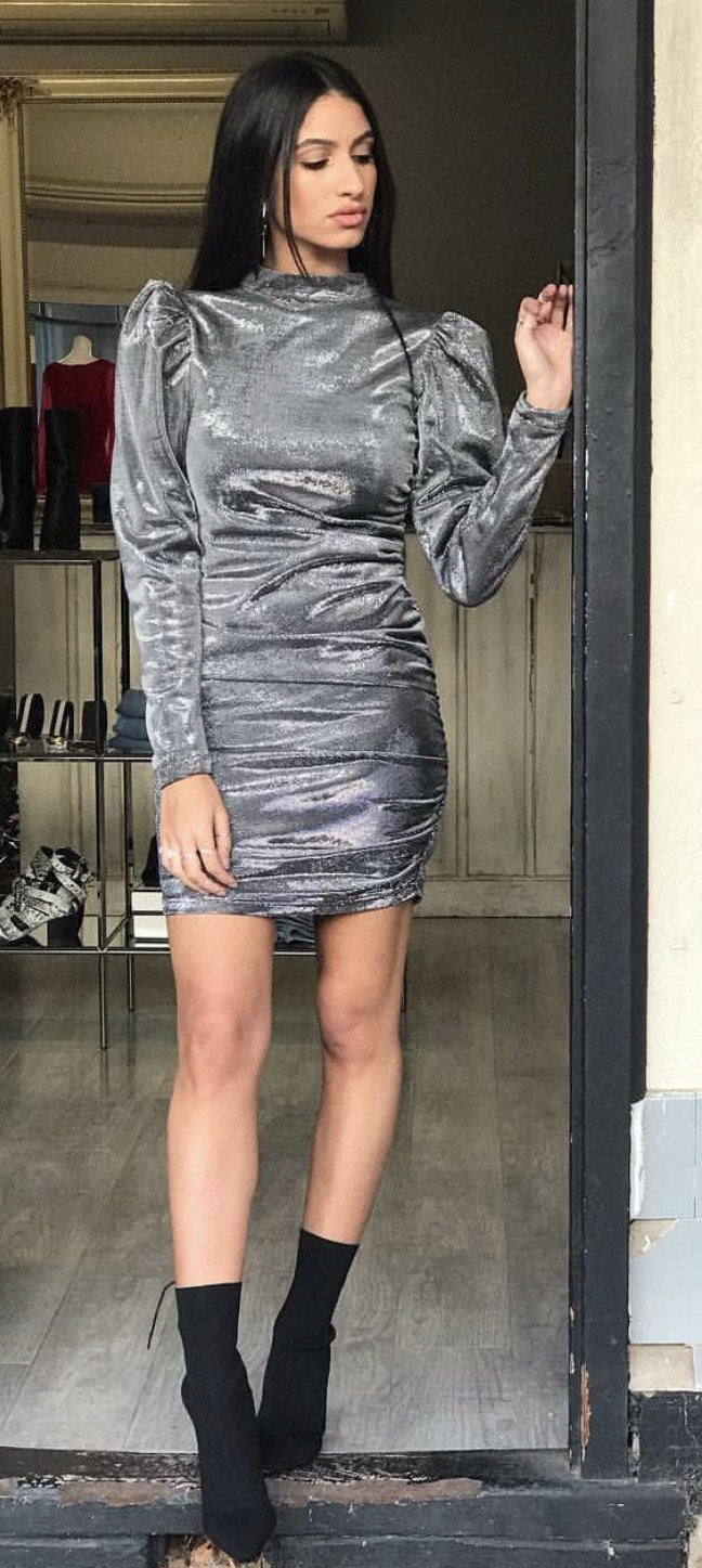 Maxwell Dress - Silver